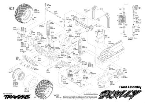 traxxas grave digger parts list